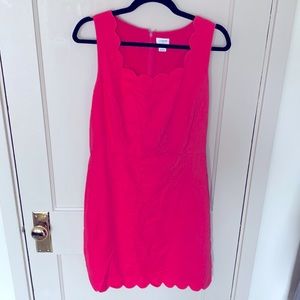 J. Crew scallop dress, lightly worn.